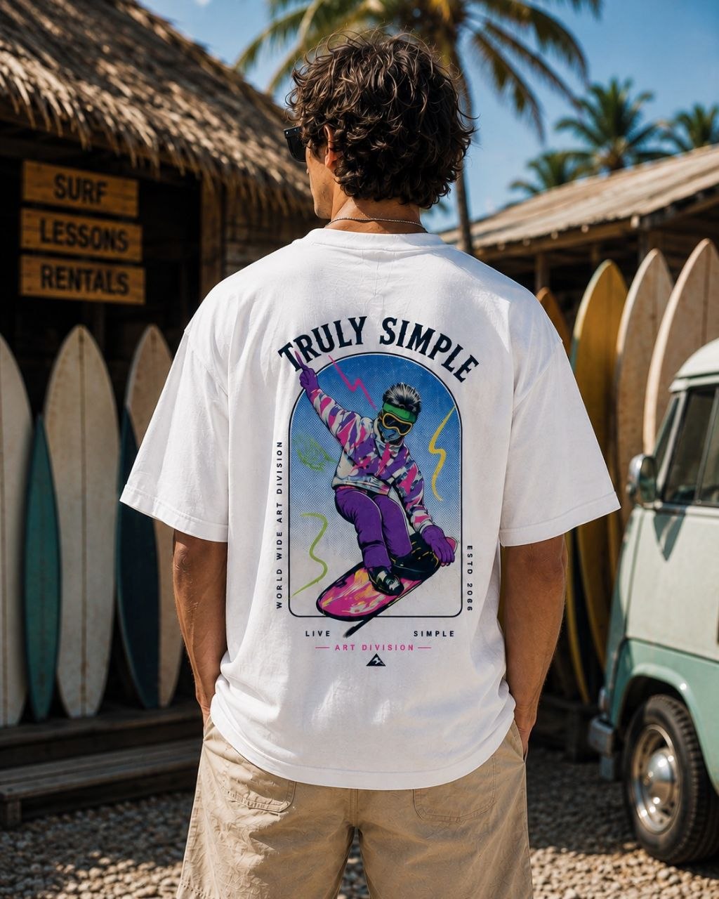Truly Simple Snowboard Tee