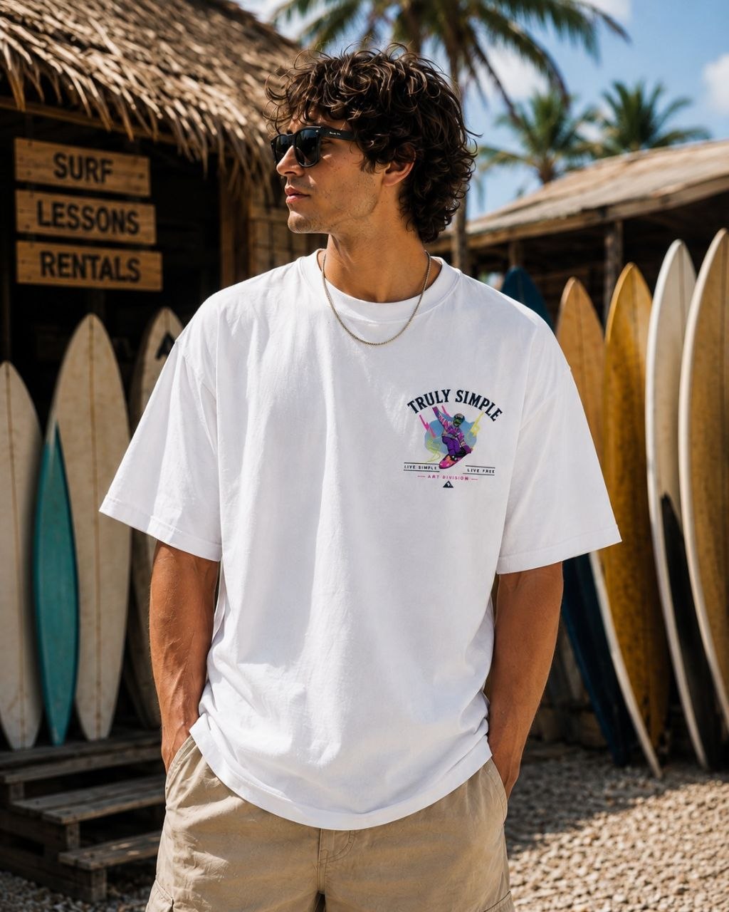 Truly Simple Snowboard Tee